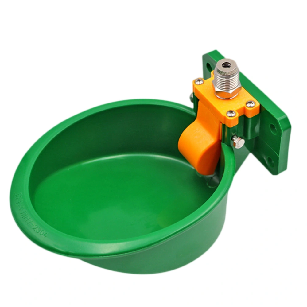 Farm Livestock Pig Goat Drinking Bowl Amniotic Bowl Sheep Automatic Drinking Water Bowl Outlet Bowl Farm Tools(Green)