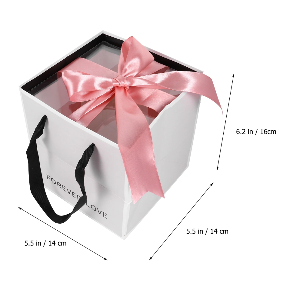 1 Set Creative Gift Box Wedding Gift Packing Box Storage Container (No Battery)