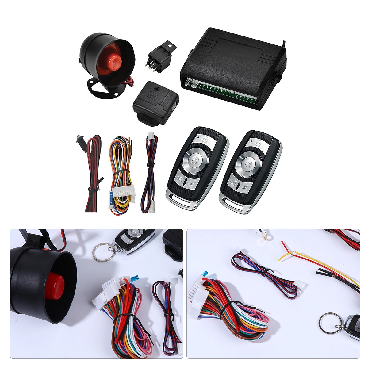 1 Set of Car Burglary Alarm System Auto Vibration Alarm Anti Theft Security System