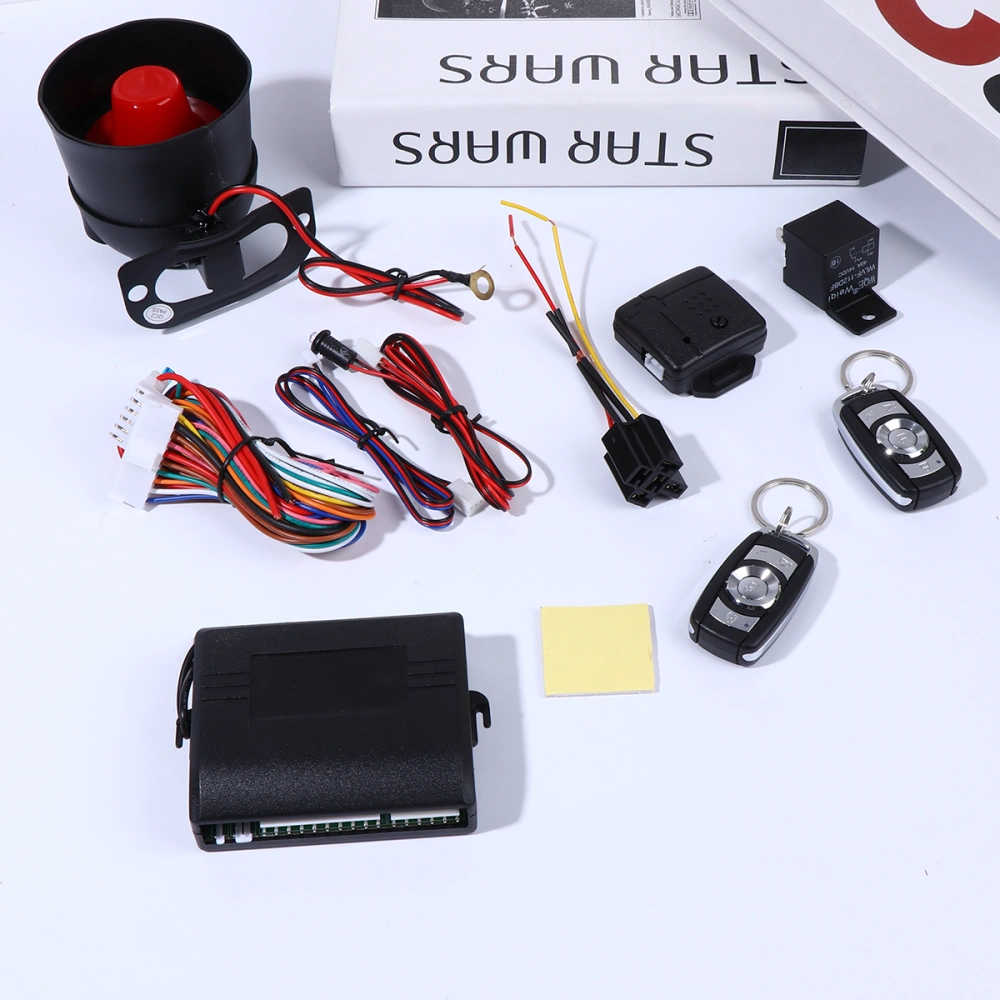 1 Set of Car Burglary Alarm System Auto Vibration Alarm Anti Theft Security System