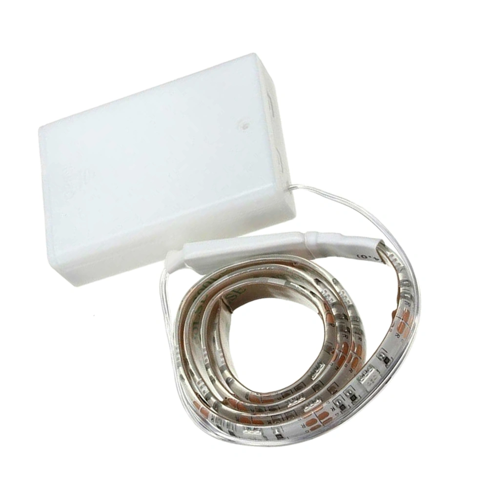50cm RGB LED Strip Light Kit LED Light Rope with Multi-Color Battery Powered Waterproof Strip Light for Bedroom Living Room TV Desk Bookshelf Closet