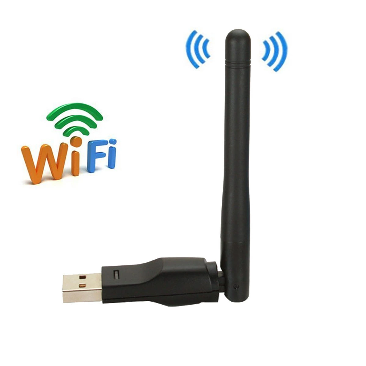 150M USB 2.0 Wireless WiFi Adapter With Rotatable Antenna