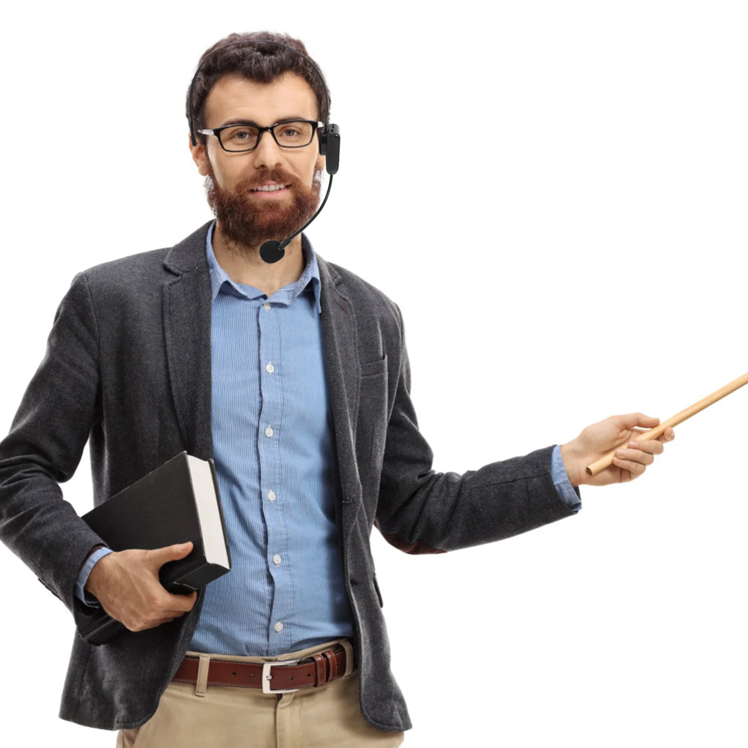 Professional Wireless Microphone Convenient Head-mounted Microphone Plastic Teaching Microphone