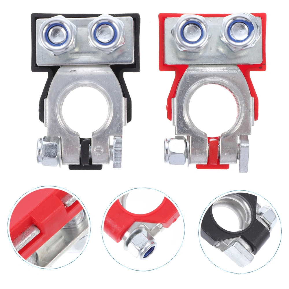 1 Pair of Battery Terminal Clamps Thickened Battery Connector Terminals