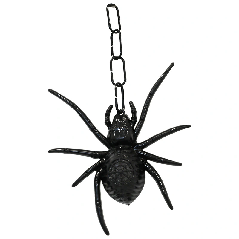 2pcs Halloween Light Up Pendant Spider Pendant Halloween Glowing Pendant Realistic Spiders