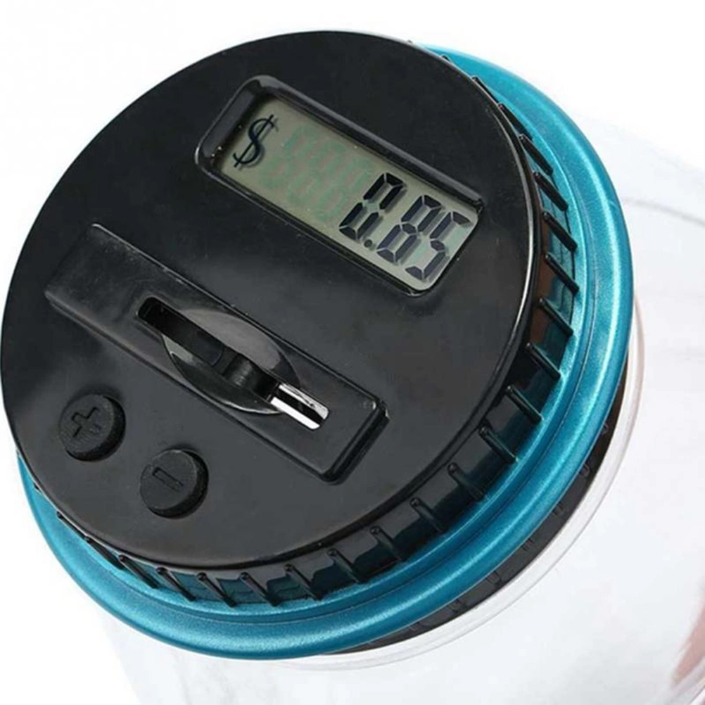 Digital Coin Bank Savings Jar Automatic Coin Counter Piggy Bank Large Capacity Money Saving Box with LCD Display