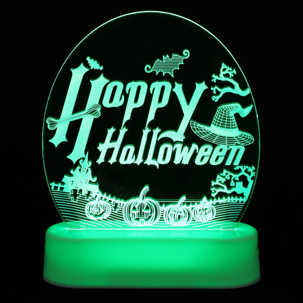 Halloween Night Lamp Halloween LED Halloween Light Glowing Colorful Light Decor