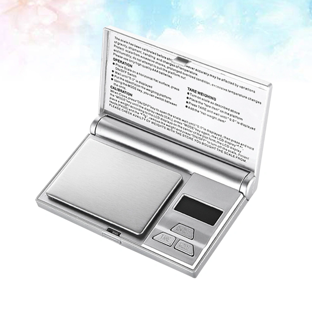 1pc Mini Electronic Scale Multifunction Precise Balance Weigh up Machine Jewelry Scale without Battery (100g/0.01g)