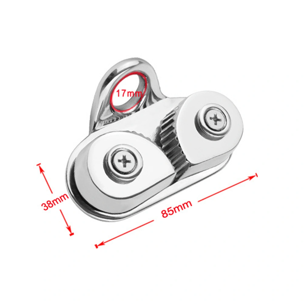 Stainless Steel 316 Cam Cleat with Leading Ring Boat Cam Cleats Matic Fairlead Marine Sailing Sailboat Kayak Canoe Dinghy