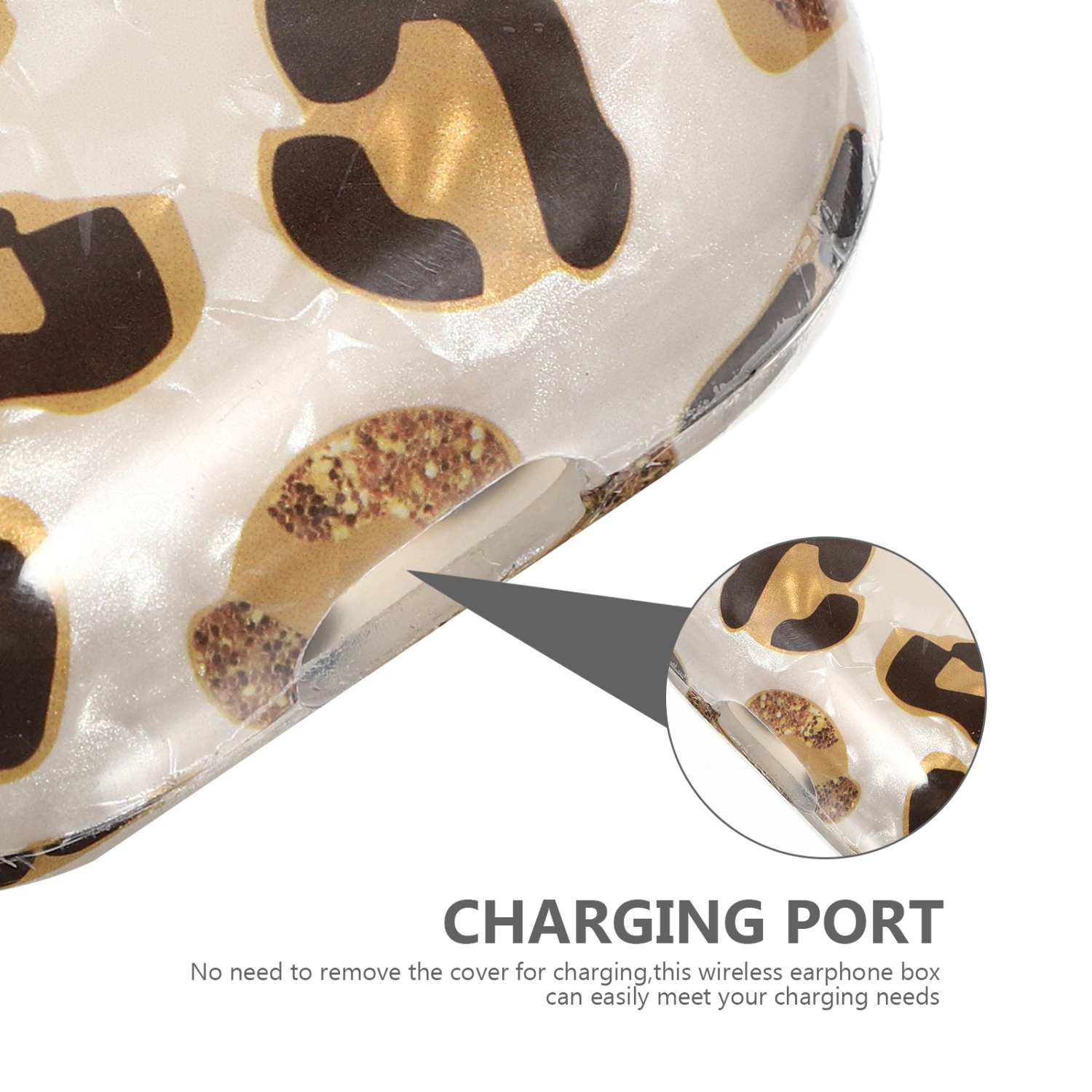 Wireless Headphone Case Chargeable Earphone Shell Compatible for Airpods 1/2