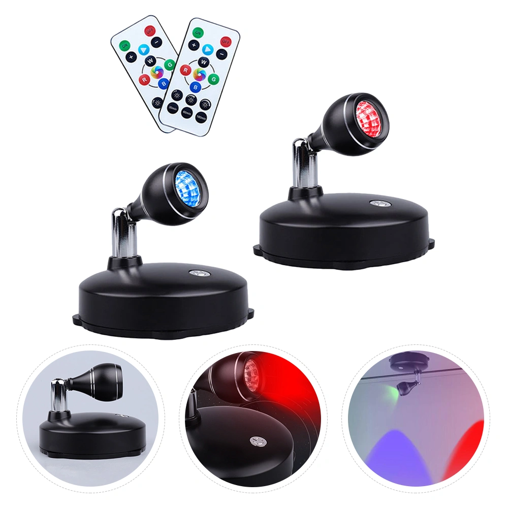 2 Sets Rotating LED Spotlight Track Light Restaurant Bar Exhibition Hall Light