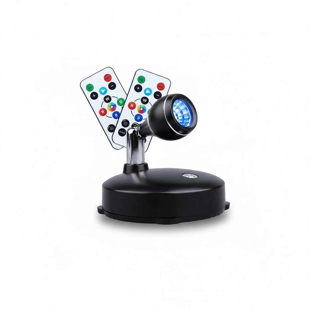 2 Sets Rotating LED Spotlight Track Light Restaurant Bar Exhibition Hall Light