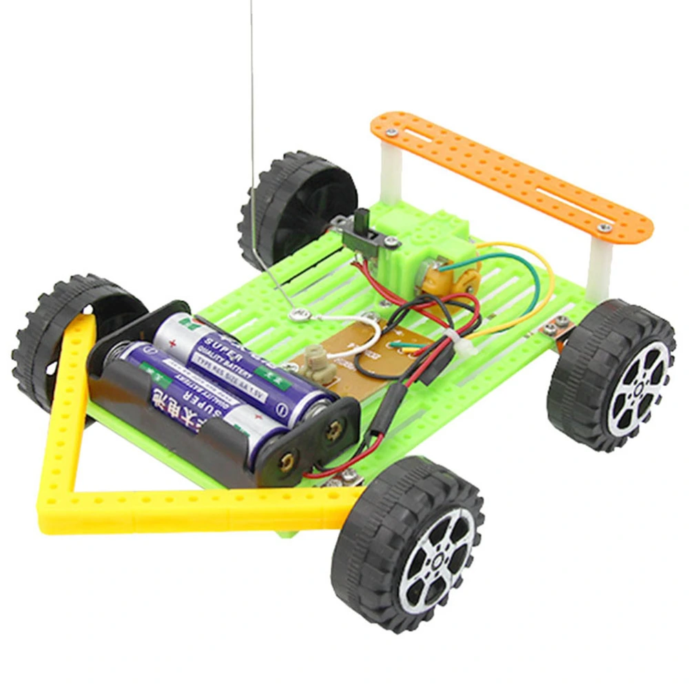 DIY Wireless RC Car Model Kit Kids Handmade Assembly Toy Funny Technology Scientific Educational Toys