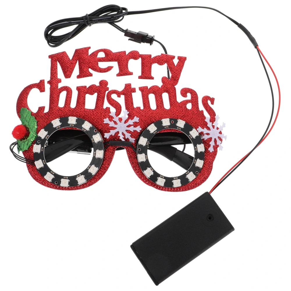 Christmas Sunglasses Props Eyeglasses Costume Glasses Party Favors Ornament Gift