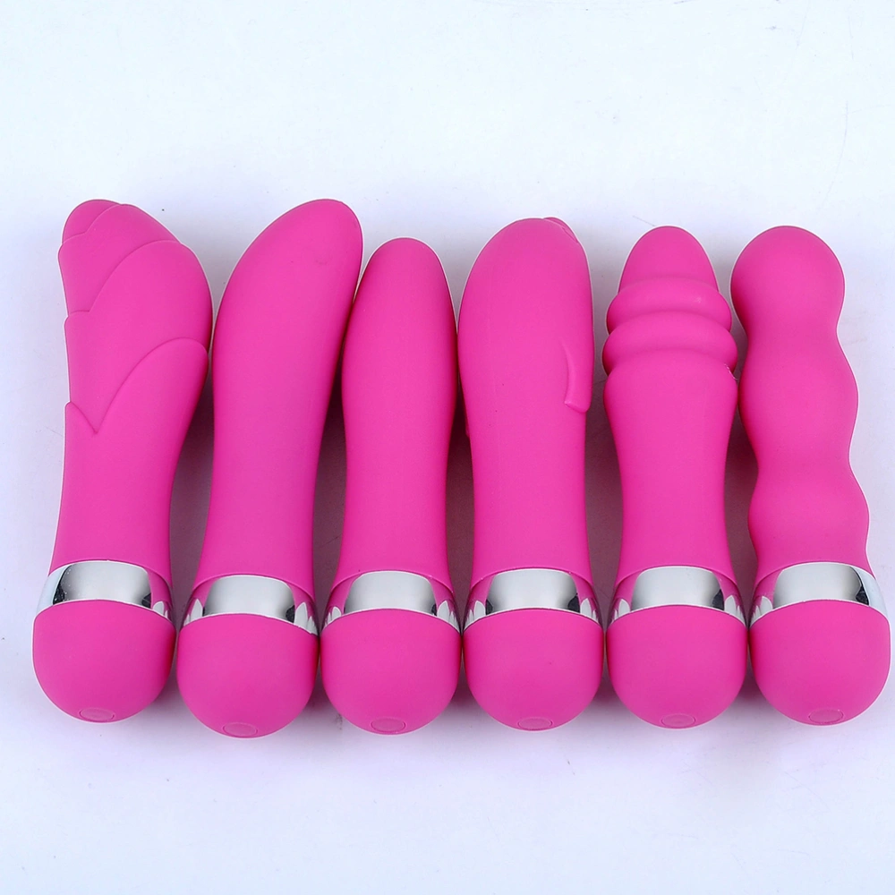 1pc Vibrating Dildo Waterproof Durable Calabash Shape Dildo Strong Vibration Massager for Women (Rosy)