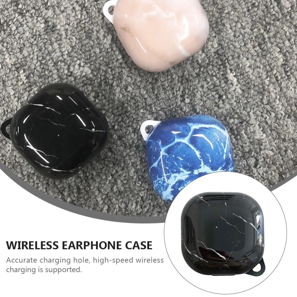 1Pc Wireless Earphone Case Marble Design Cover Compatible for Galaxy Buds Live