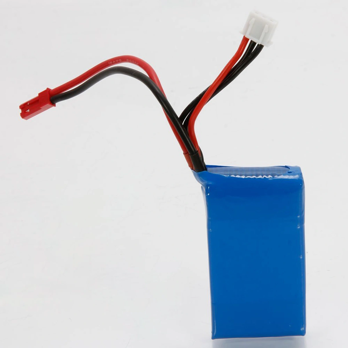 2pcs Replacement 7.4V 2200mAh Rechargeable Lipo Li-Po Batteries for WLtoys V262 RC Quadcopter (Blue)