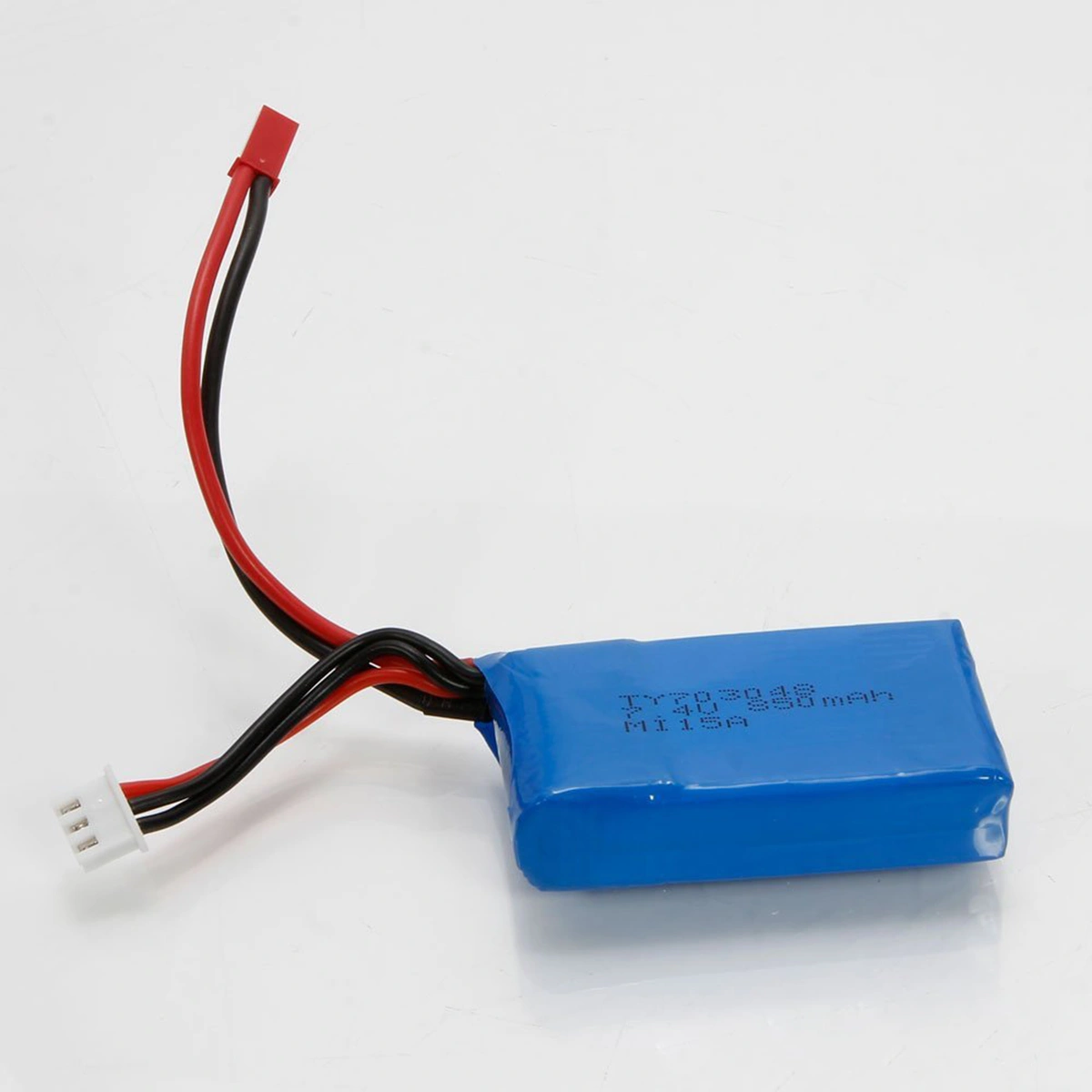 2pcs Replacement 7.4V 2200mAh Rechargeable Lipo Li-Po Batteries for WLtoys V262 RC Quadcopter (Blue)