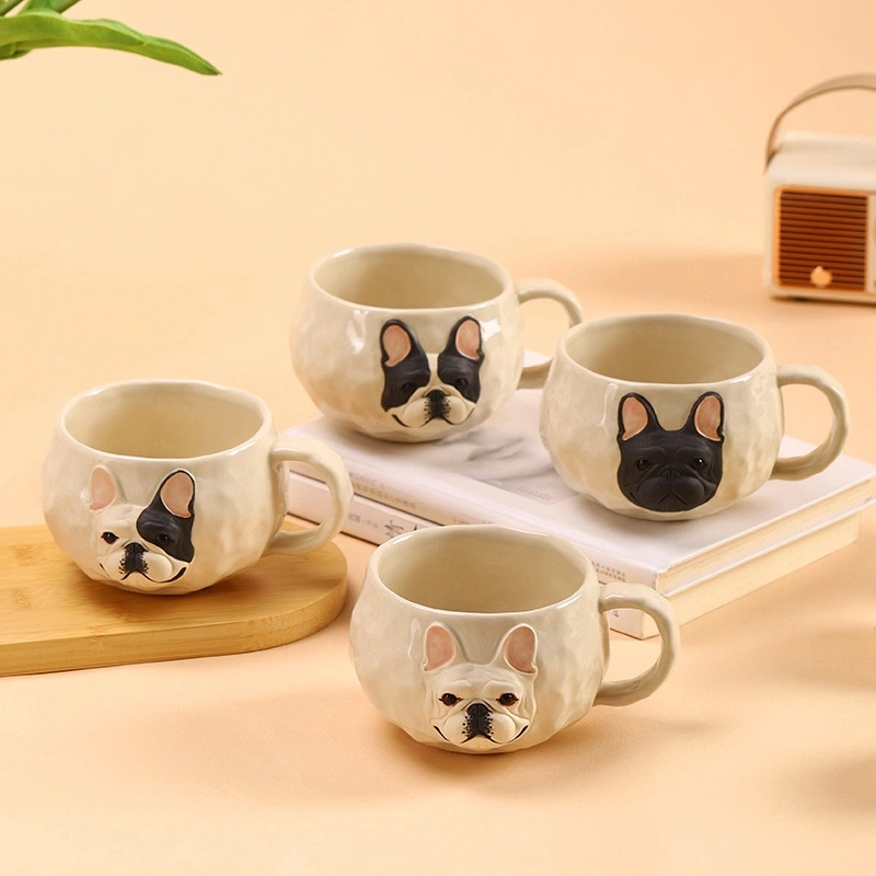 Handmade French Bulldog Coffee Cup Original Design