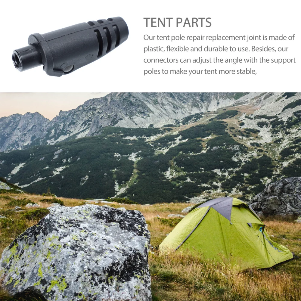 Tent DIY Repair Kit Durable Tent Support Pole Joint Connectors Tent Accessory