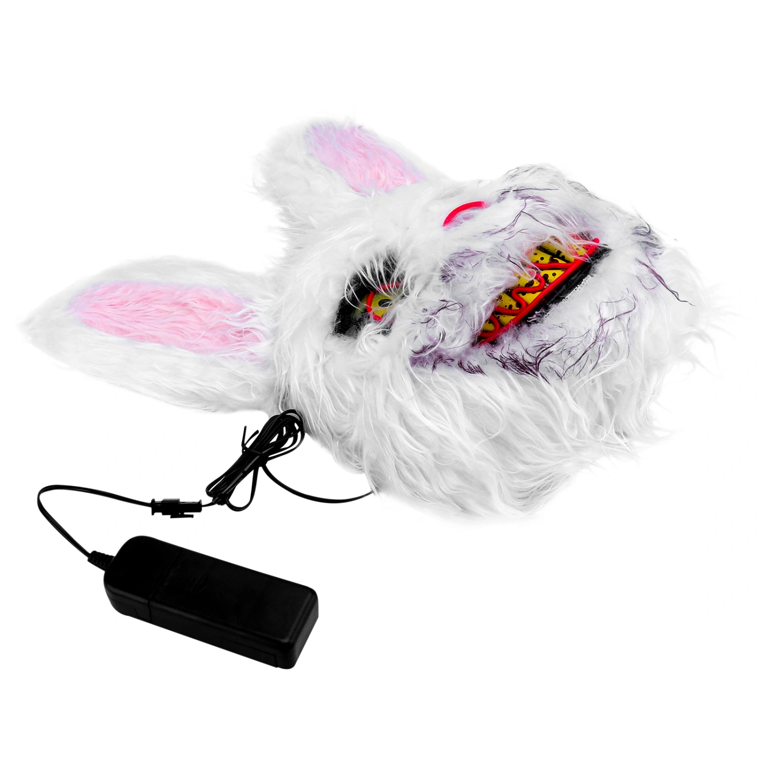 1Pc Halloween Party Face Cover Horror Rabbit Mask Face Adornment (Colorful)
