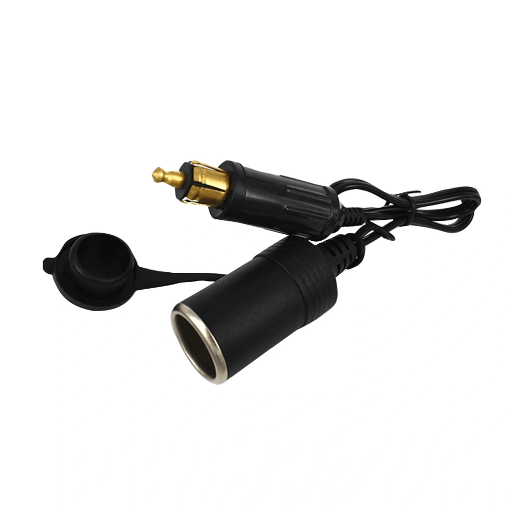 1pc EU Plug Cigarette Lighter Adapter Car Charger Cigarette Lighter Extension Cord Waterproof Din Plug