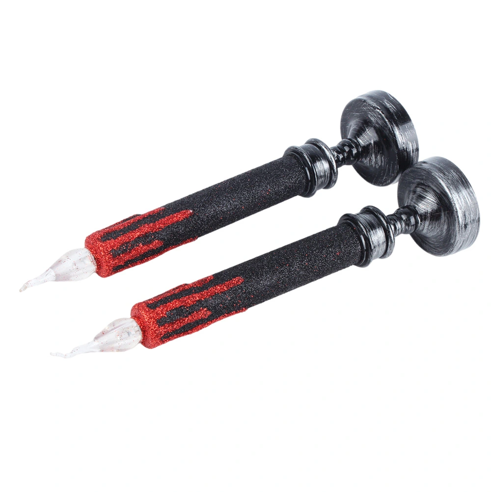 2Pcs Halloween Candle Lamps Decorative LED Lights Festival Lighting Ornaments