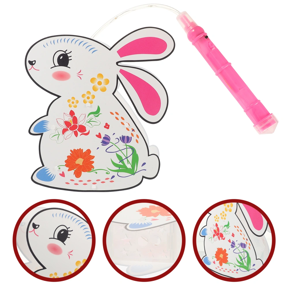 Luminous Lantern New Year Festival Lantern Kids Handheld Rabbit Lantern Party Decor