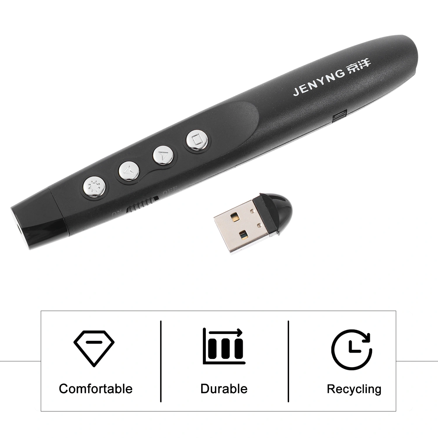Wireless Presentation Pointer Professional USB Projection Pointer Accessory