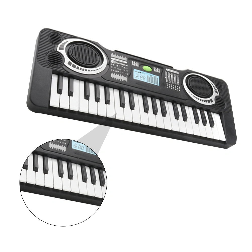 1pc Children Electronic Piano Toy Piano Organ Music Educational Toy (Black)