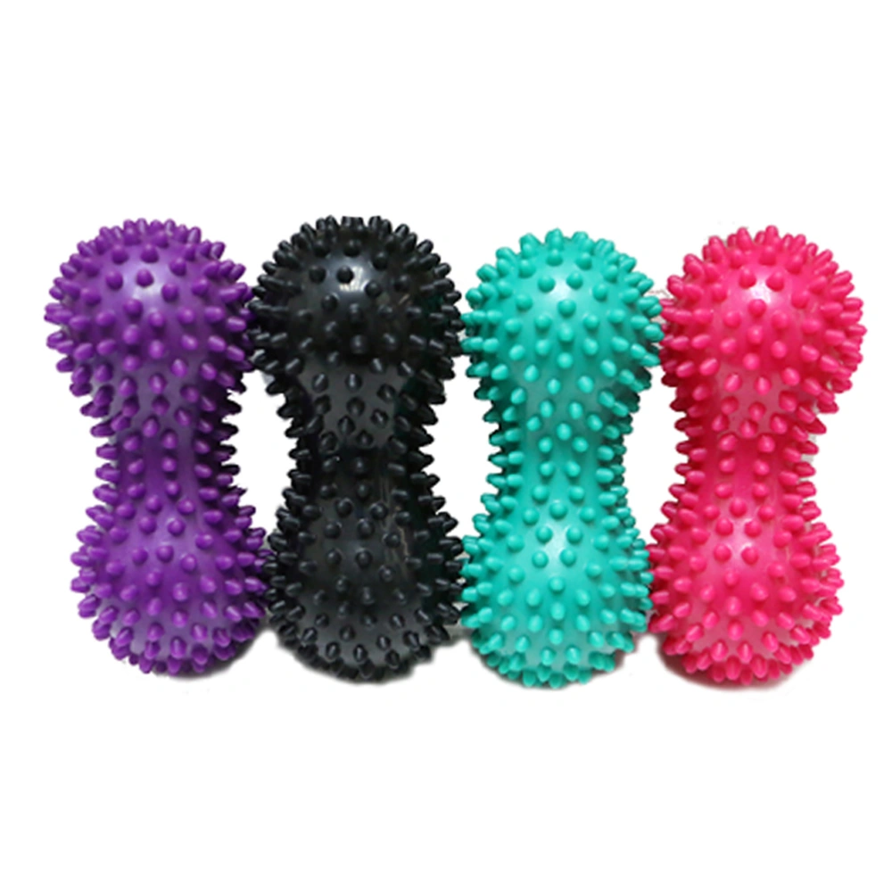 Foot Massage Roller Peanut Double Lacrosse Spiky Ball Myofascial Balls for Plantar Fasciitis Mobility Back Foot Arch Pain Relief (Purple)