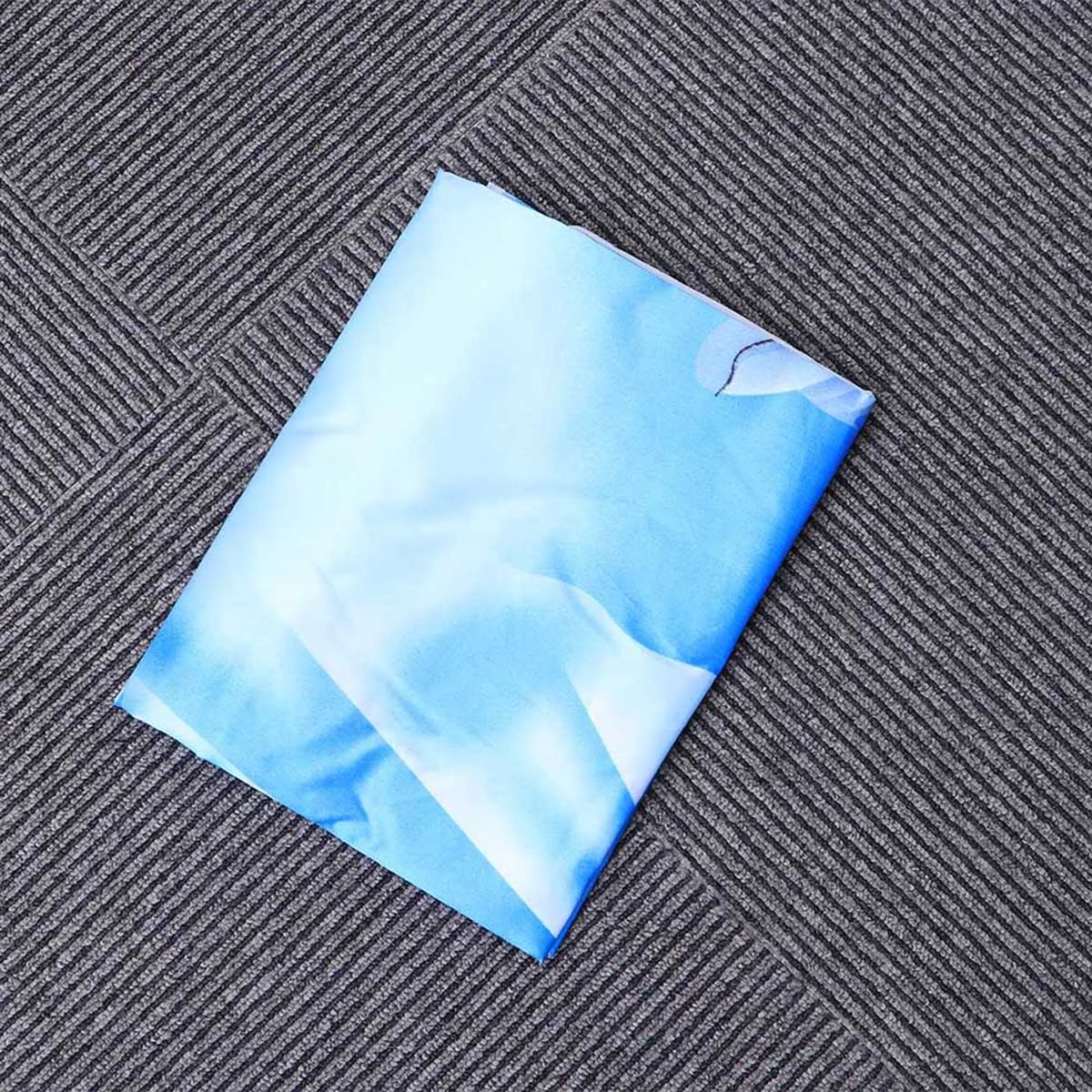 Fully Automatic Washing Machine Cover Polyester Satin Cloth Waterproof Washing Machine Case Protector (Wave)