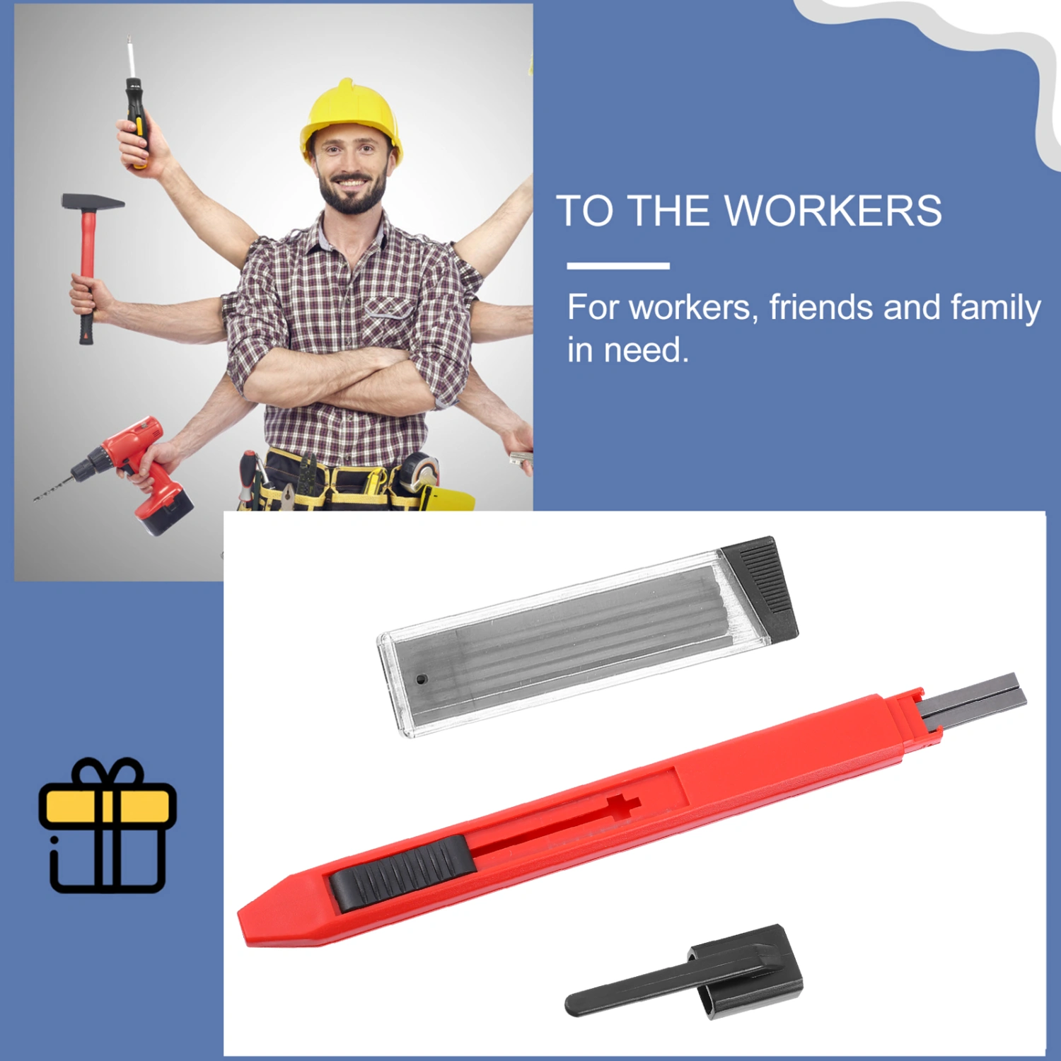 1 Set Woodworking Mechanical Pencil Drawing Engineering Marker Pencil Mechanical Pencil