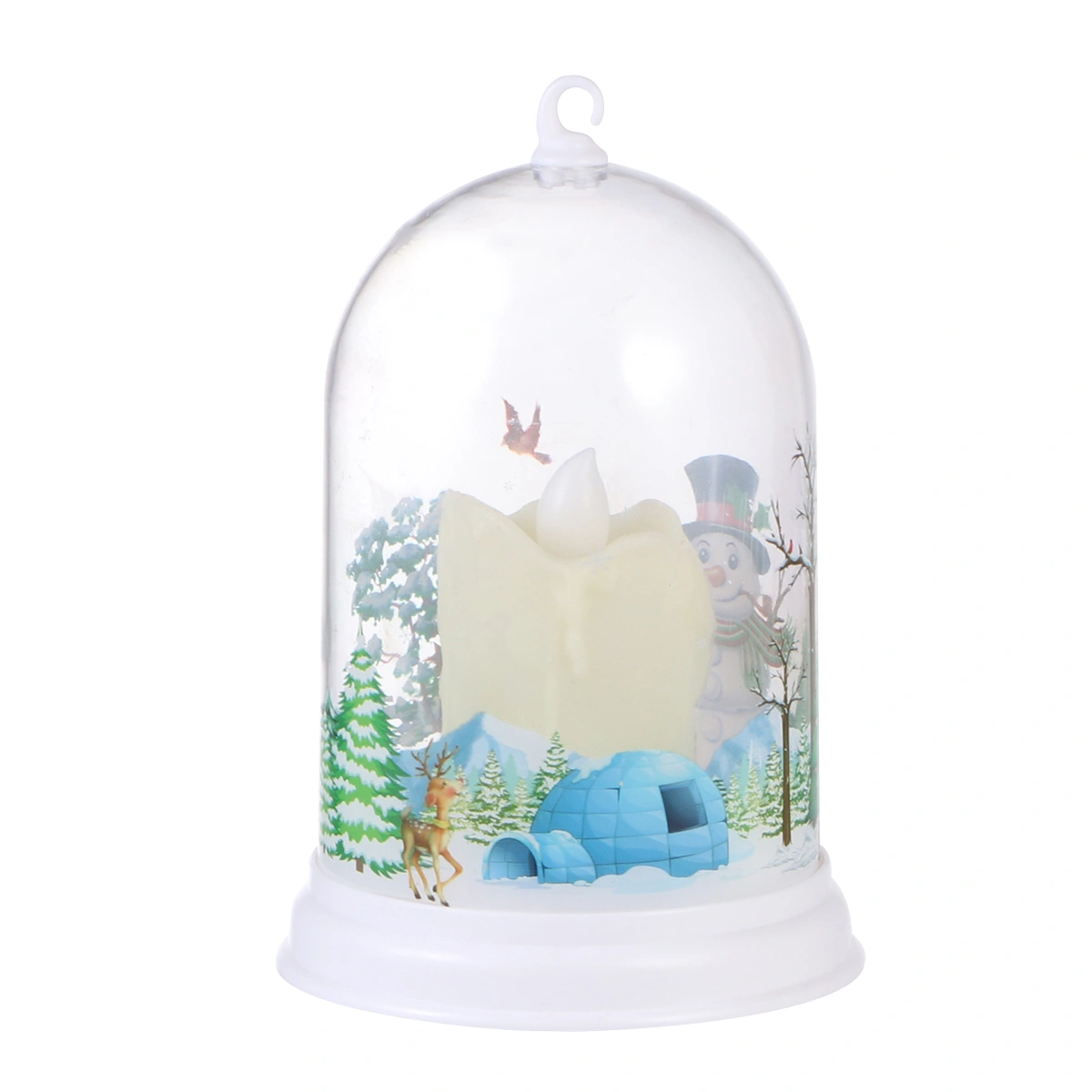 Christmas Santa Snowman Light LED Lamp Lantern Light Christmas Decor Night Light