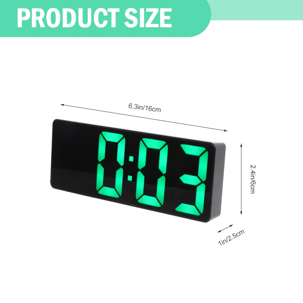 1 Set Simple LED Electronic Alarm Clock Home Alarm Clock Small Alarm Clock