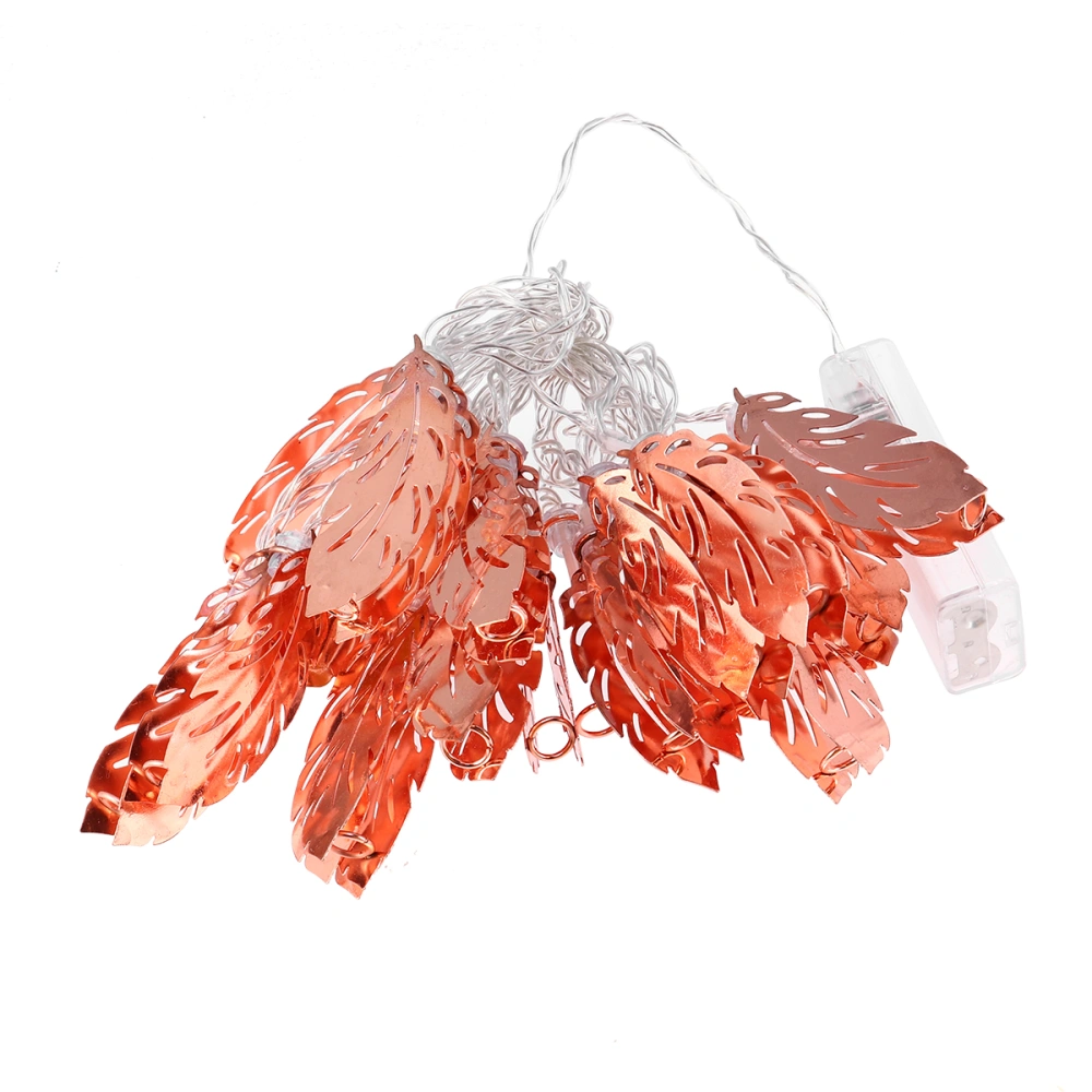 20 Beads 3 Meter Size Room Decor Rose Gold Feather String Light Bedroom Layout Lights