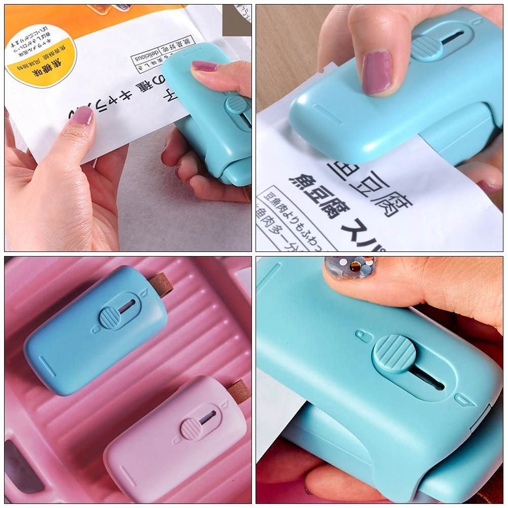 Handheld Bag Sealer Cutter For Chip Bag Plastic Bag Food Storage No Battery