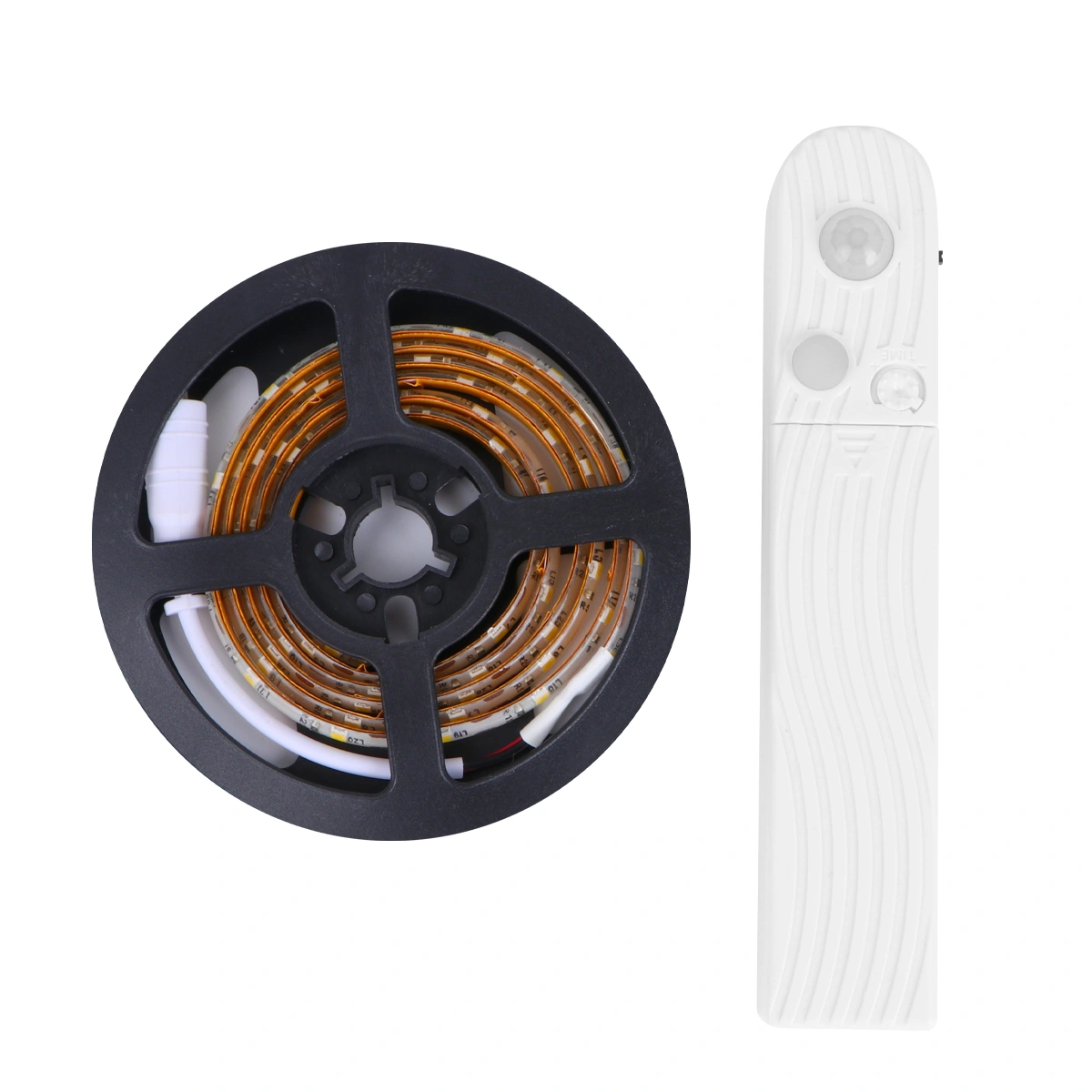 YouOKLight 1M LED Strip Lights Motion Sensor Light Strip Battery Powered LED Tape Lights (Soft White Light)