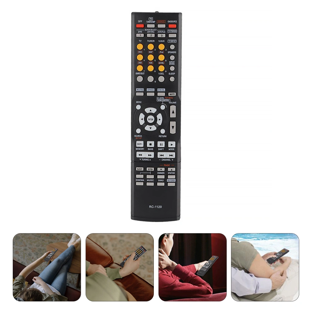 Remote Controller Compatible for RC-1120/AVR-391 AV Receiver Remote No Battery