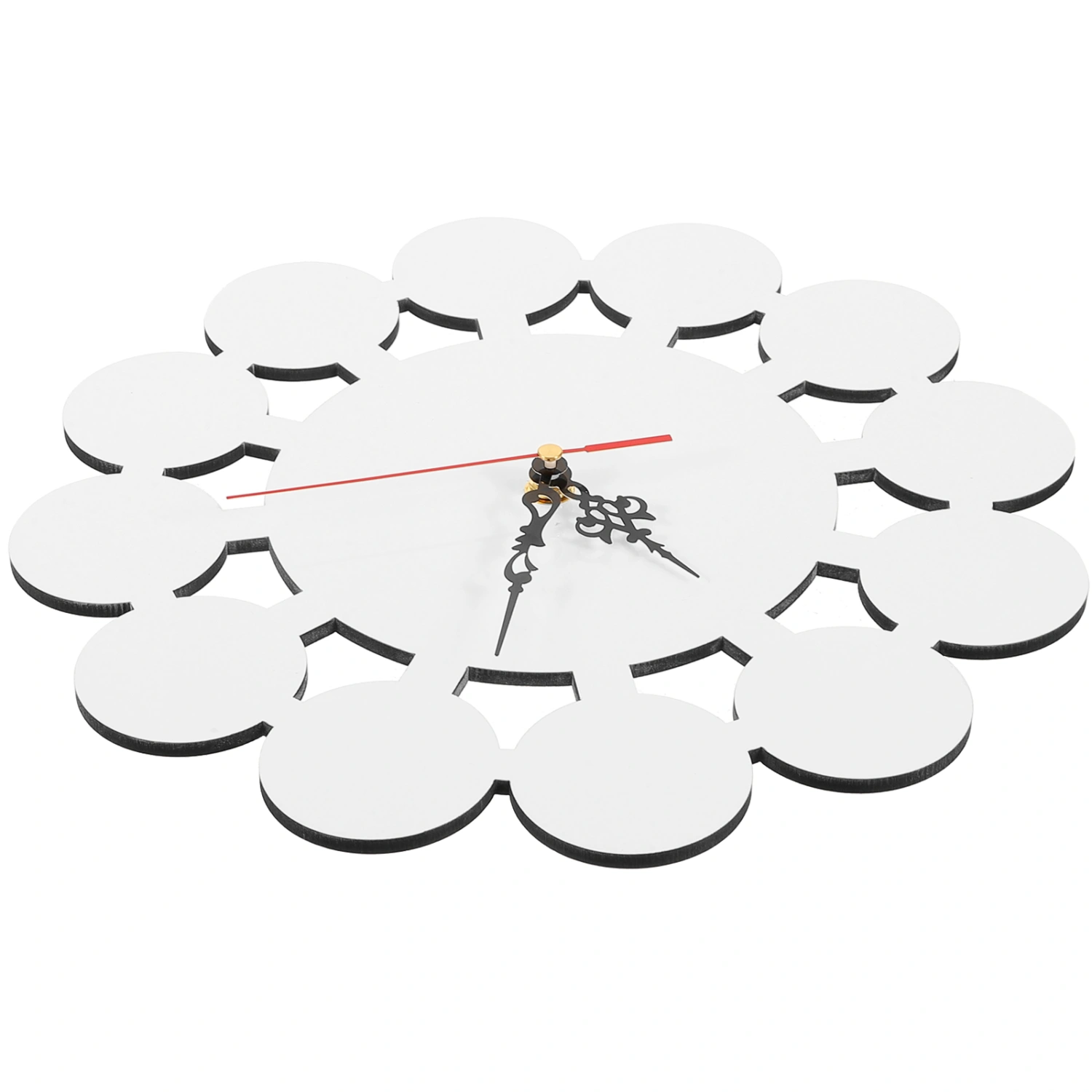 DIY Sublimation Wall Clock Heat Transfer Hanging Blank Clock Decoration No Battery