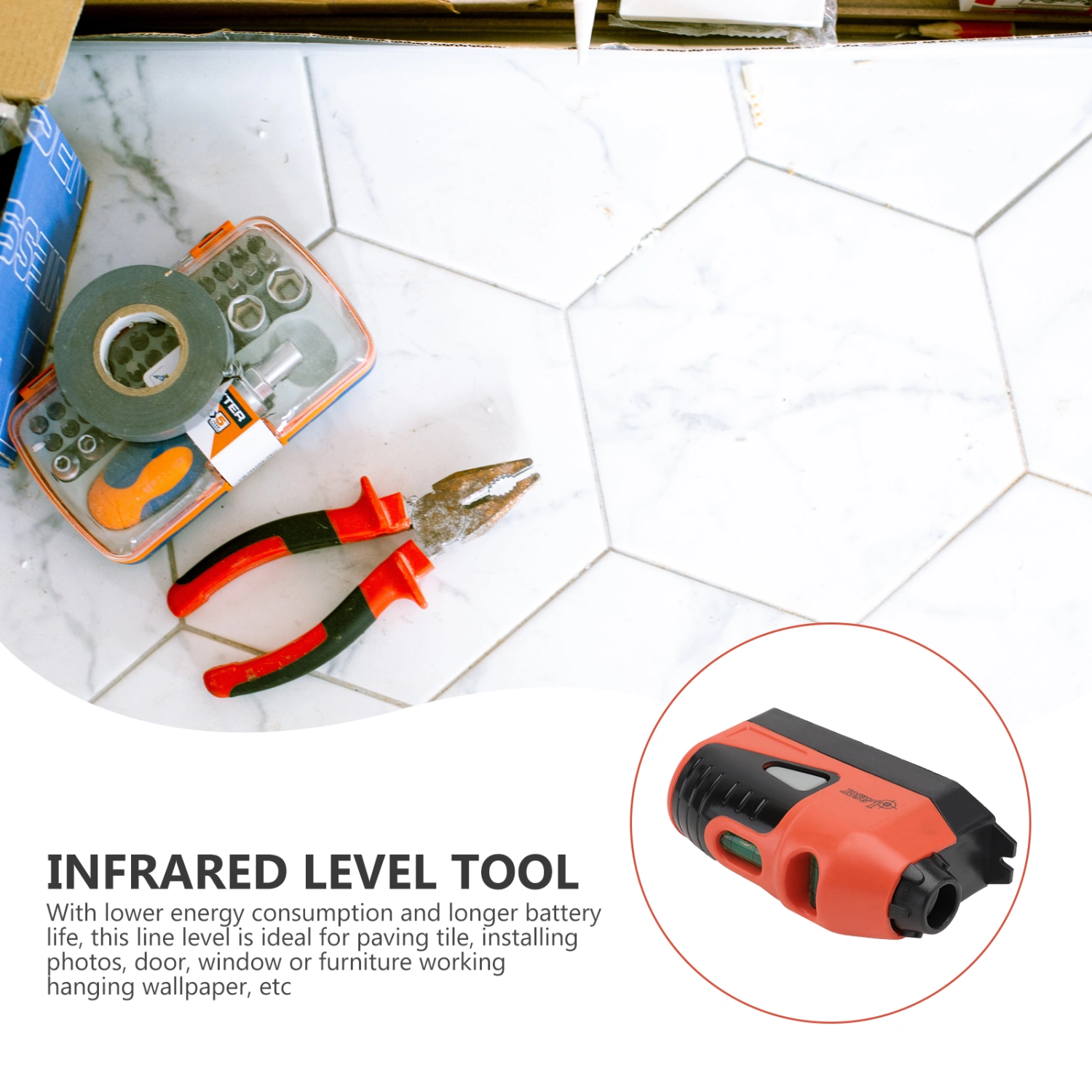 1pc Infrared Line Gradienter Convenient Infrared Gradienter Reliable Level Tool