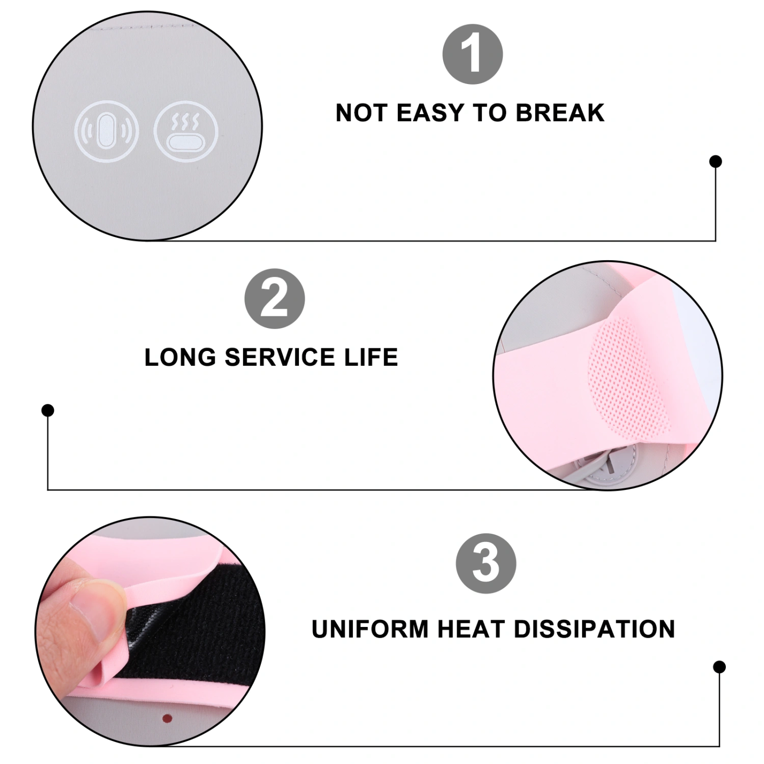 Menstrual Heating Pad Portable Waist Lower Back Belt for Period Pain Relief