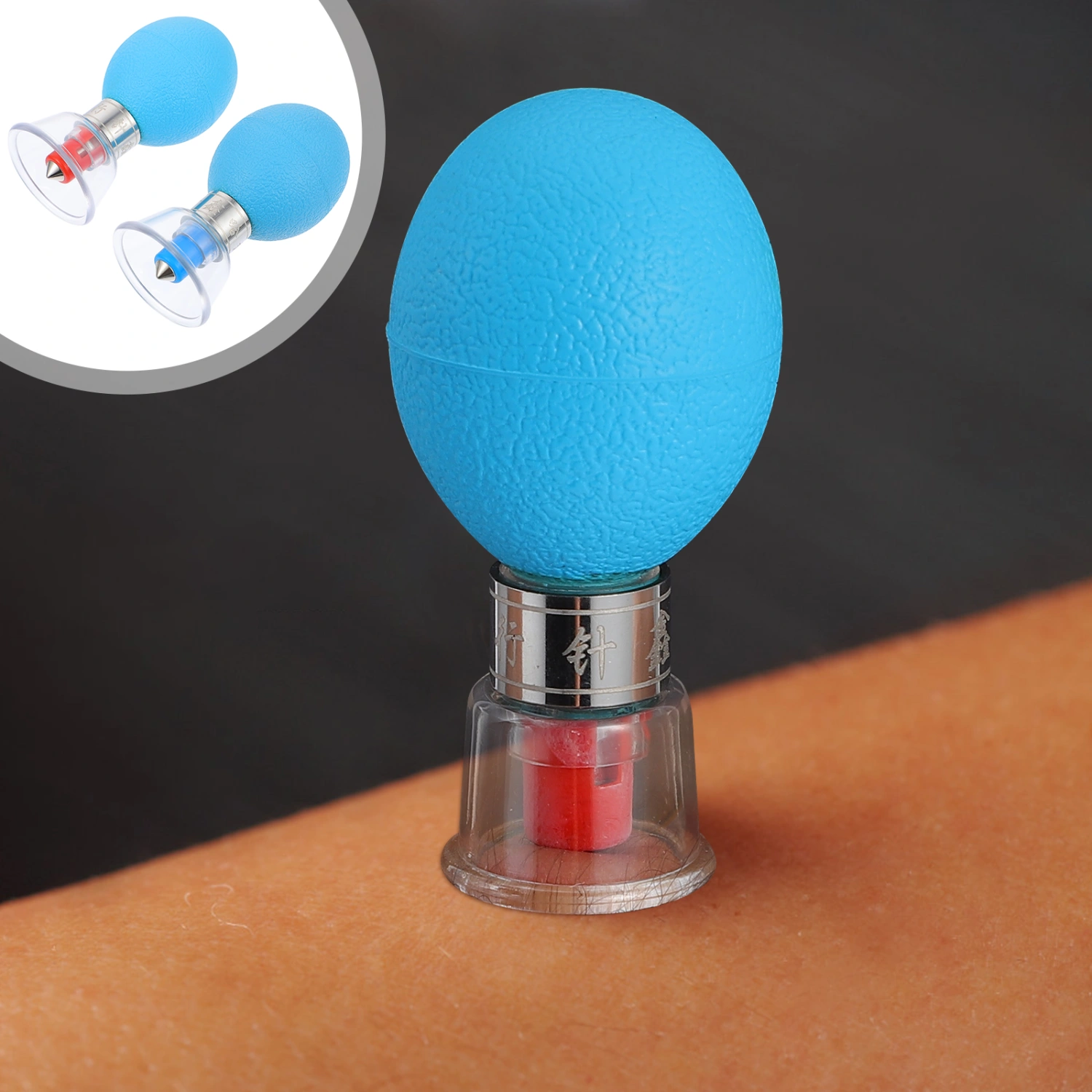 2Pcs Negative Pressure Cupping Simple Body Cupping Device Vacuum Cupping Tools