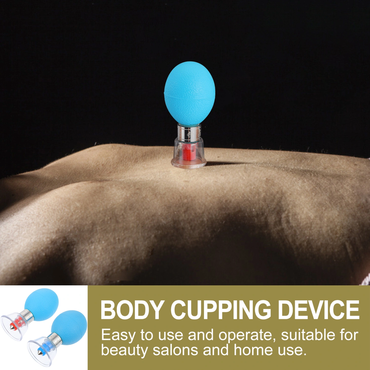 2Pcs Negative Pressure Cupping Simple Body Cupping Device Vacuum Cupping Tools
