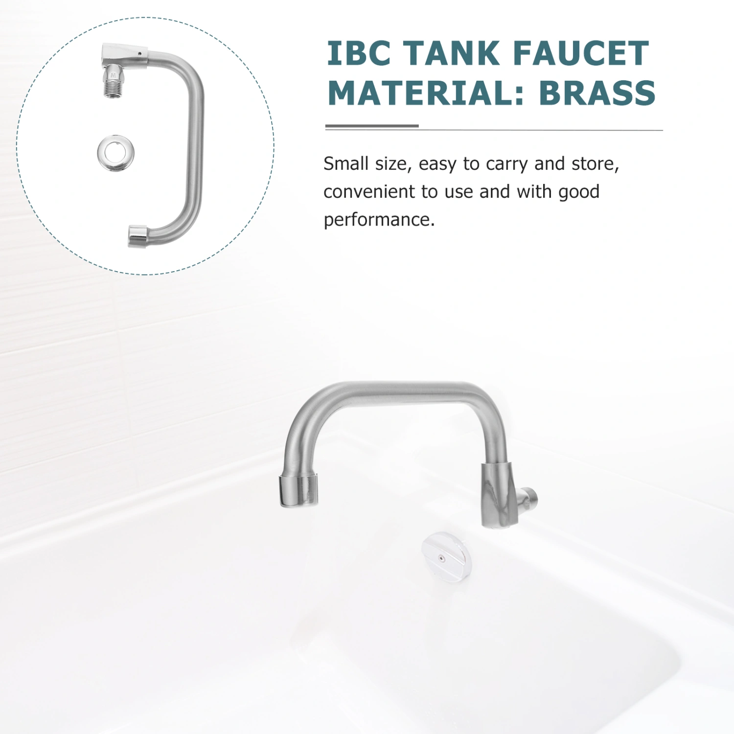 Alloy Faucet Swing Faucet Single Cold Water Semi-Automatic Faucet for Kitchen