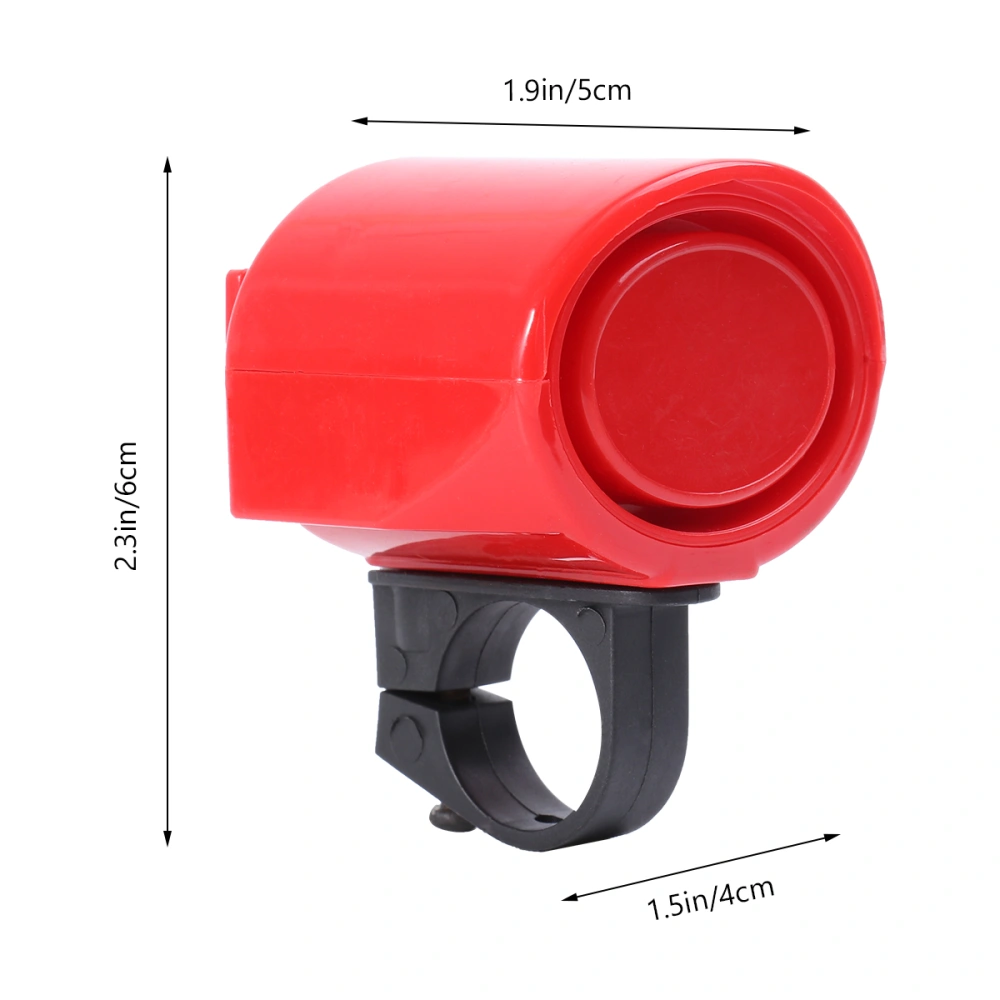 Bike Horn Intelligent Waterproof Electric Bike Trumpet for without Battery (Red)