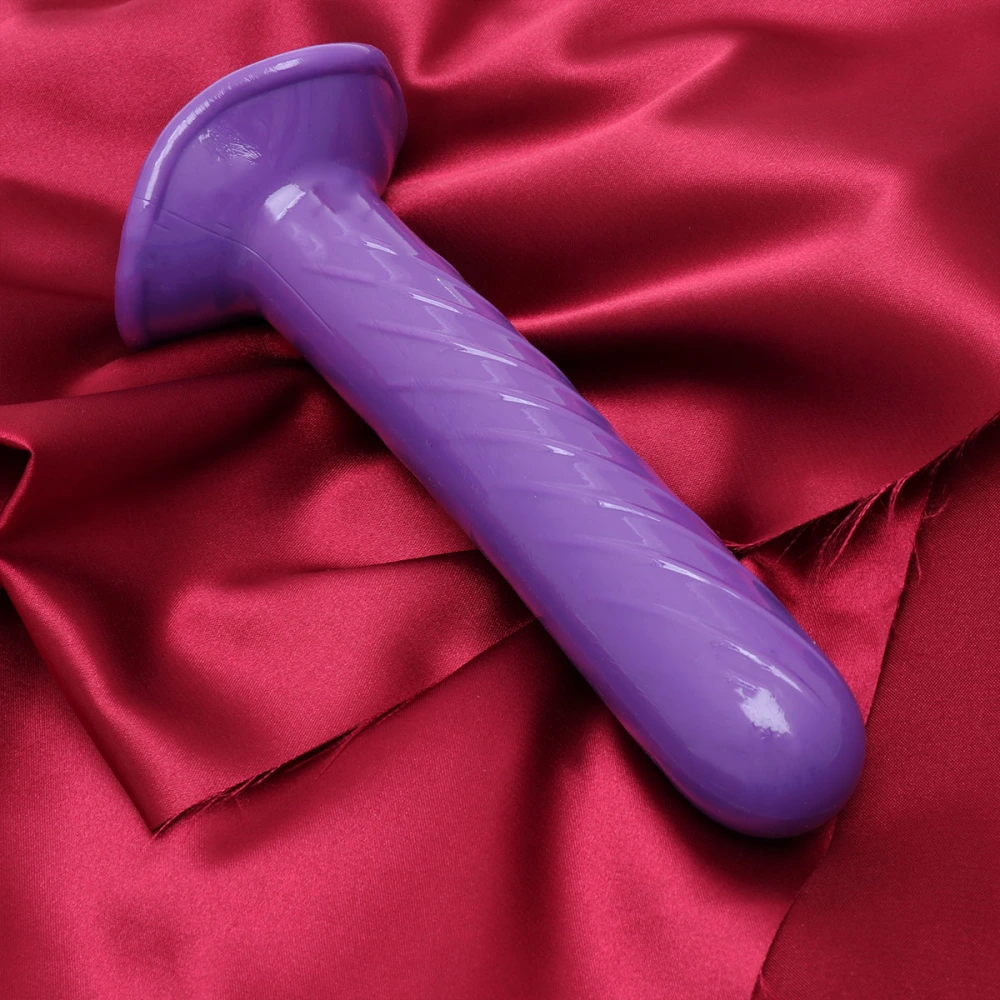 Purple Simulated Penis Lengthen Small Anal Plug Masturbation Adult Toy Sex Toy for Adult Male Female Gay Lesbians