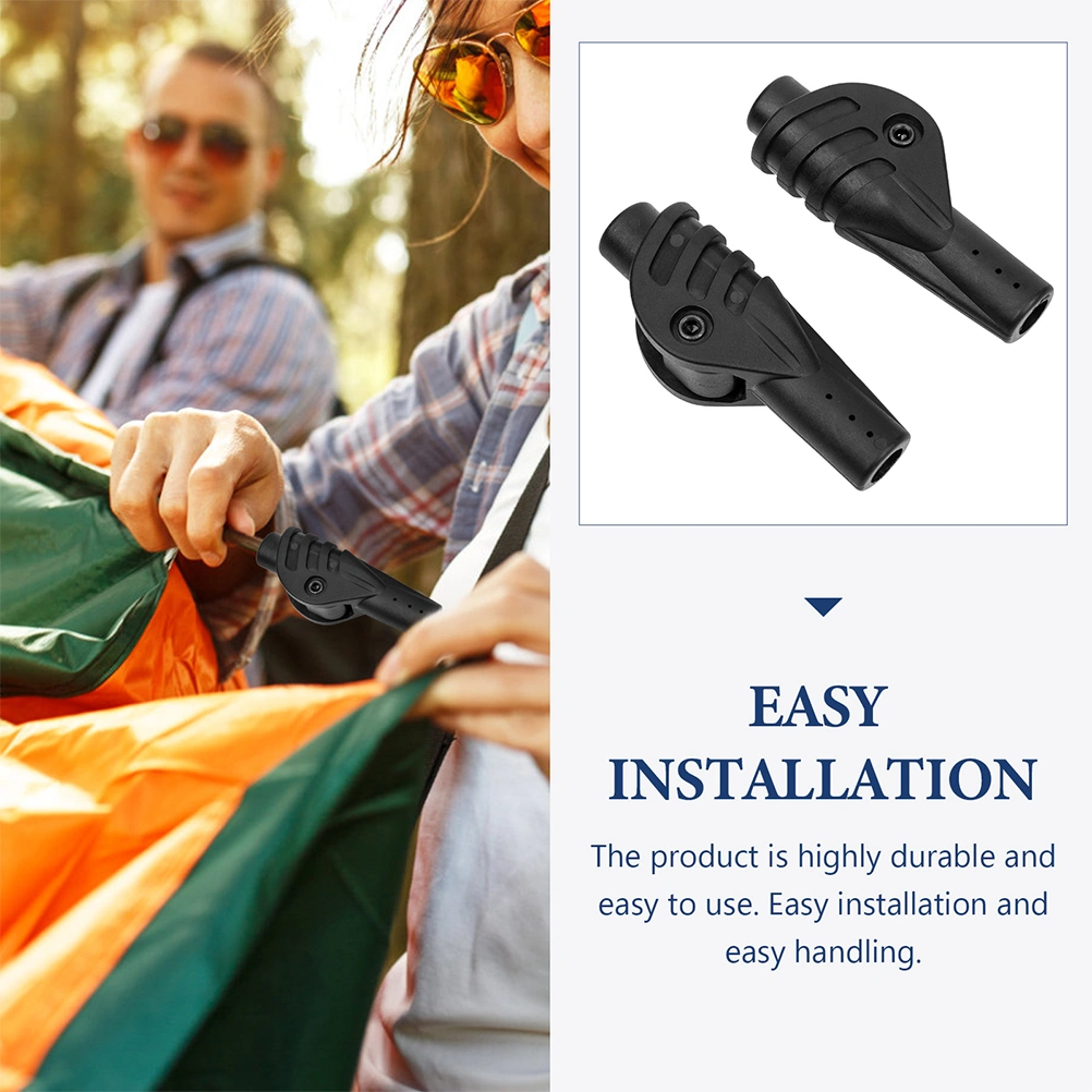 2Pcs Tent Support Rod Connectors Tent Support Pole Joints Outdoor Tent Support Connectors
