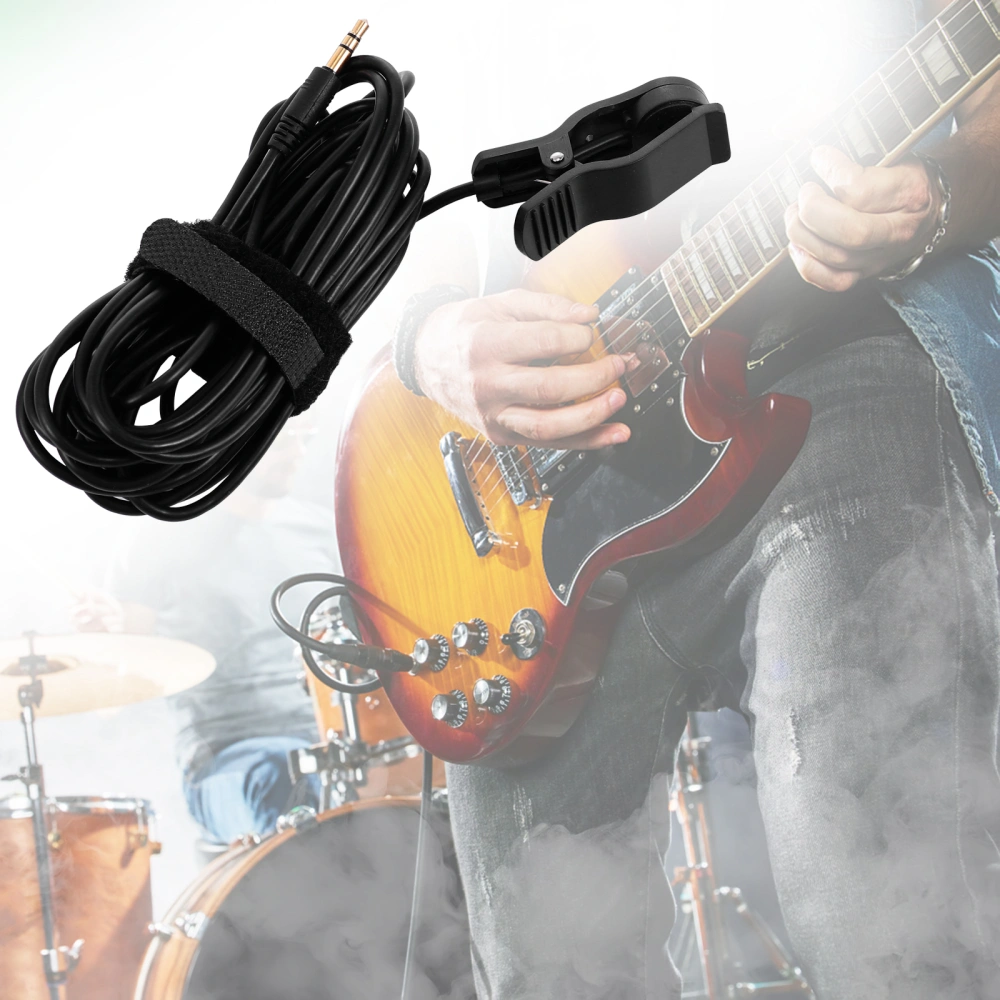 3.5mm Wireless Instrument Microphone Professional Clip-on Wind Instrument Mic