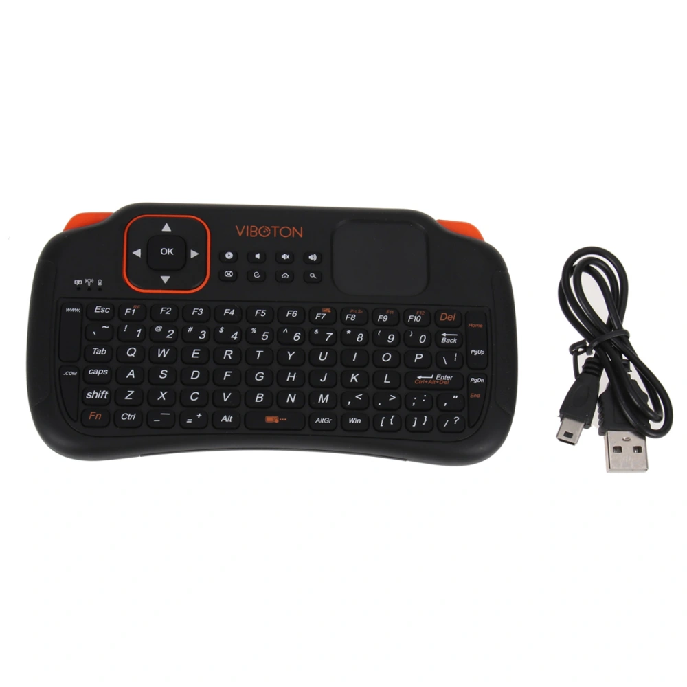 2.4GHz Wireless Touchpad Mini Keyboard for PC / Andriod TV Box / TV Box / Xbox360 / PS3 / HTPC / IPTV (Black)